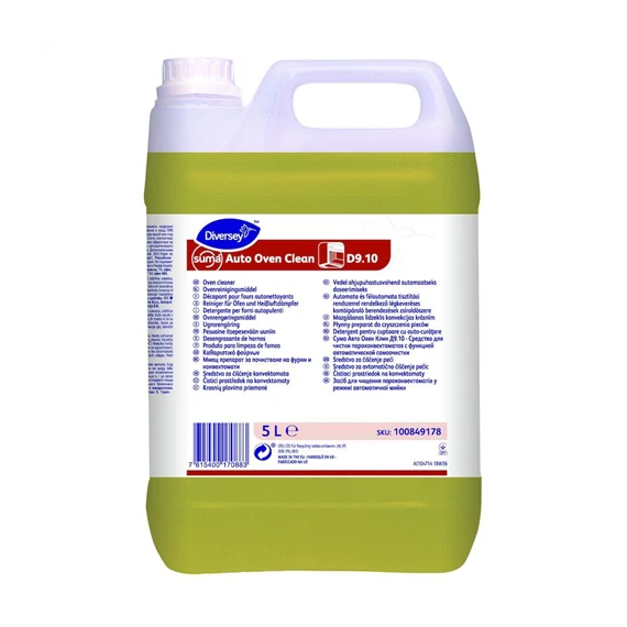 Diversey Suma Auto Oven Clean D9.10 - Folyékony sütőtisztító 5 liter