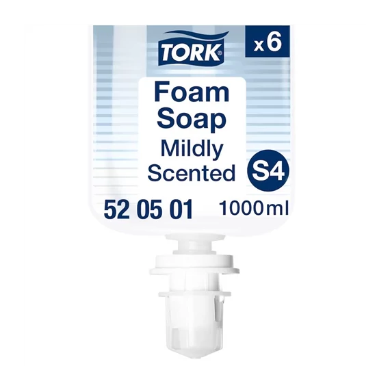 Tork Enyhén illatosított kézmosó habszappan - S4 - 1 liter