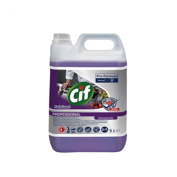 Diversey CIF Pro Formula 2in1 Cleaner Disinfectant - Konyhai tisztító és fertőtlenítőszer 5 liter