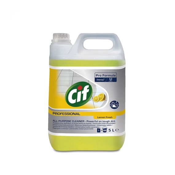 Diversey CIF Pro Formula Porpuse Cleaner Lemon Fresh - Általános felülettisztítószer citrom ilattal 5 liter