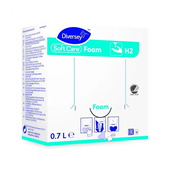 Diversey Soft Care Foam H2 - Habszappan 700 ml