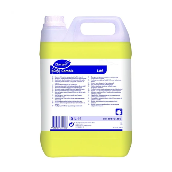Diversey Suma Combi+ LA6 - Gépi mosogató- és öblítőszer 5 liter