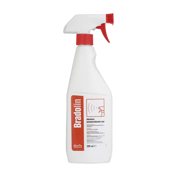 Bradochem Bradolin aldehid tartalmú, alkoholos felületfertőtlenítőszer szórófejes 500 ml