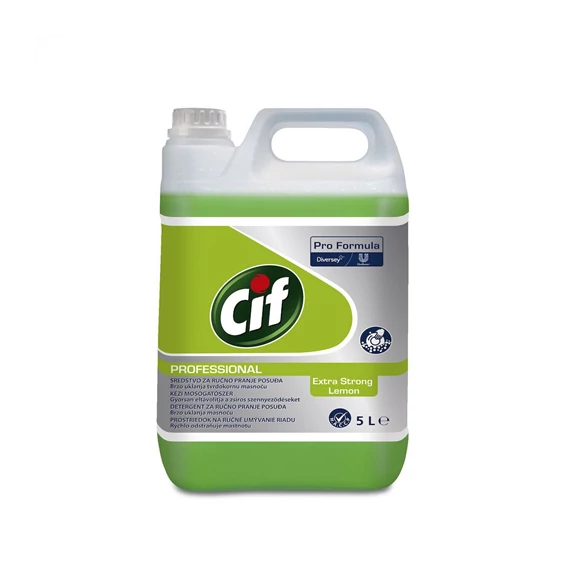 Diversey Cif Pro Formula Dishwash Extra Strong Lemon - folyékony kézi mosogatószer 5 liter
