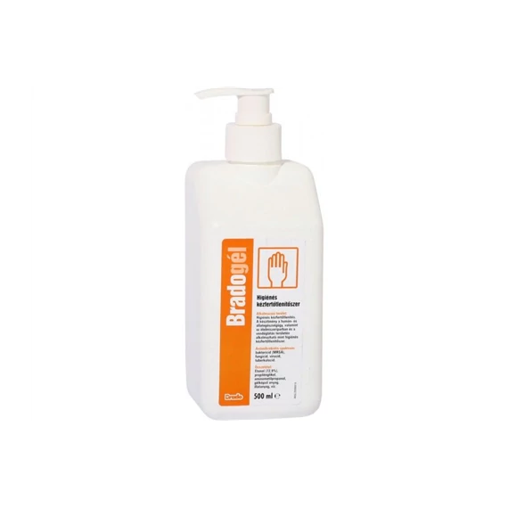 Bradochem Bradogél kézfertőtlenítő pumpás 500 ml