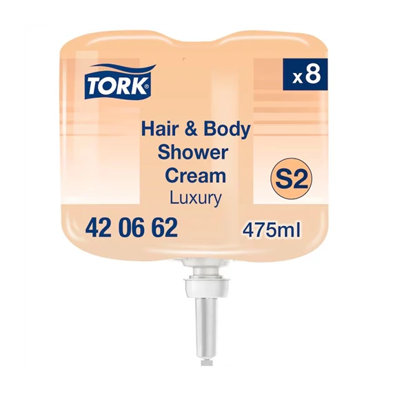 Tork Mini Luxus krémszappan tusoláshoz és hajmosáshoz - S2 - 475 ml