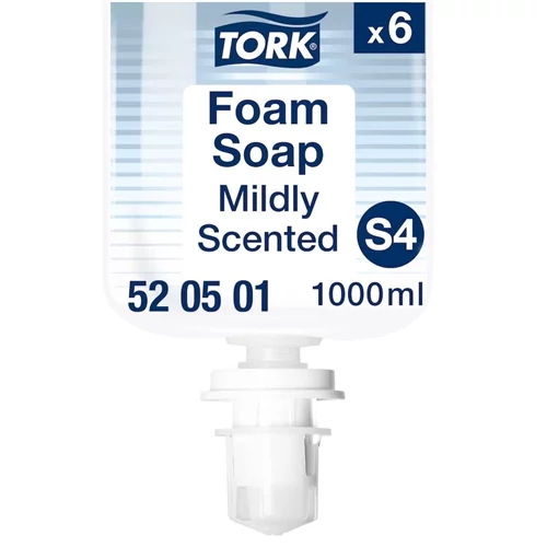 Tork Enyhén illatosított kézmosó habszappan - S4 - 1 liter