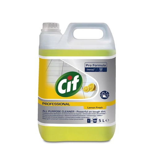 Diversey CIF Pro Formula Porpuse Cleaner Lemon Fresh - Általános felülettisztítószer citrom ilattal 5 liter