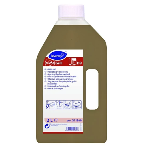 Diversey Suma Grill D9 - Sütő- és grilltisztító 2 liter