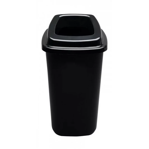 AD Plafor Sort szelektív hulladékgyűjtő, szemetes fekete/fekete 45 Literes