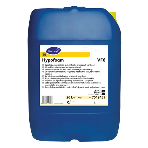 Diversey Hypofoam VF6 - Fertőtlenítő hatású habtisztító 20 liter