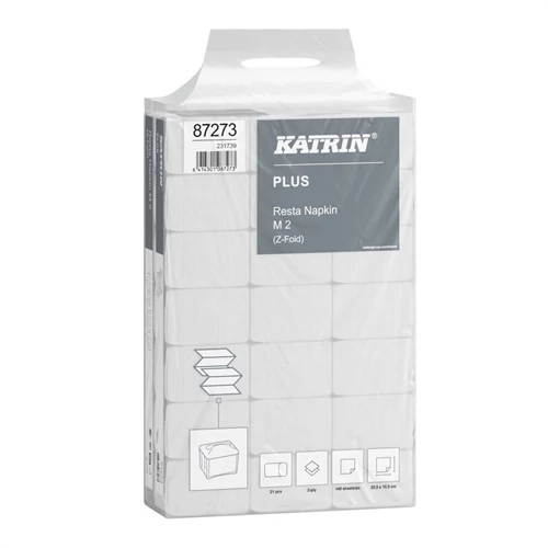 Katrin Szalvéta 2 rétegű - N2 / N4 - 2940 lap/karton - Fehér