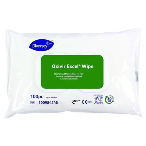 Diversey Oxivir Excel Wipe - Tisztító-és fertőtlenítő kendő 100 darab