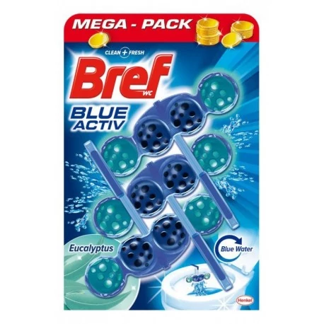 H Bref Power aktív wc tisztító golyó/beakasztós 3x50g