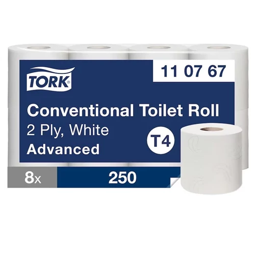 Tork Kistekercses toalettpapír 2 rétegű, 8 tekercs/csomag - T4
