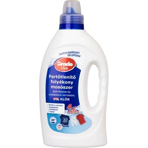 Bradochem BradoClub fertőtlenítő folyékony mosószer univerzális 1 liter
